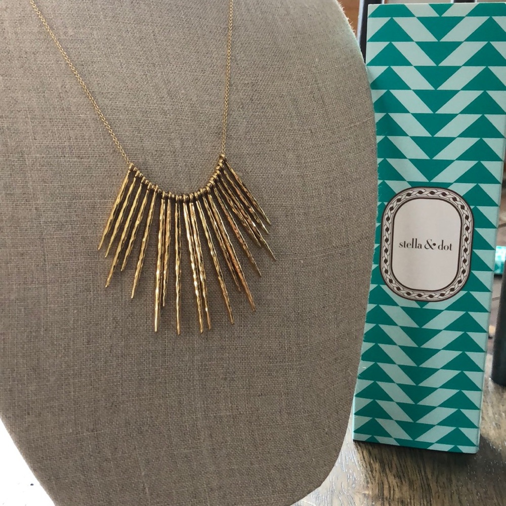 Stella & Dot Kari Fringe Necklace